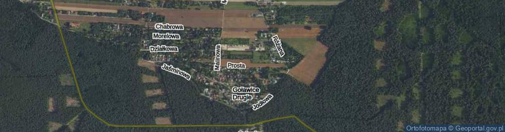 Zdjęcie satelitarne Prosta ul.